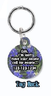 Bluebonnet Dog Tag