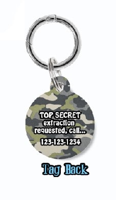 Camo Dog Tag