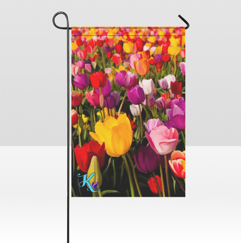 Eternal Tulip Garden Flag