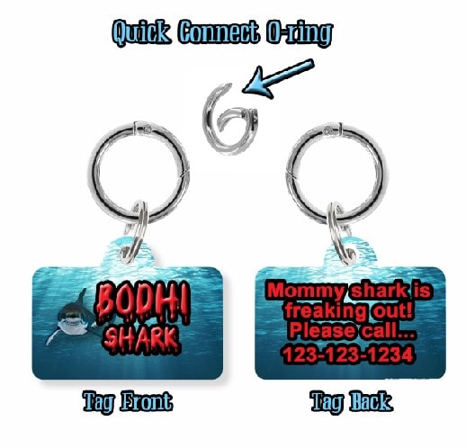 Shark Dog Tag