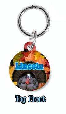 Thanksgiving Turkey Dog Tag