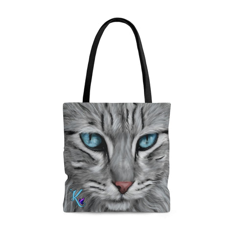 Ocean Eyes Cat Tote Bag