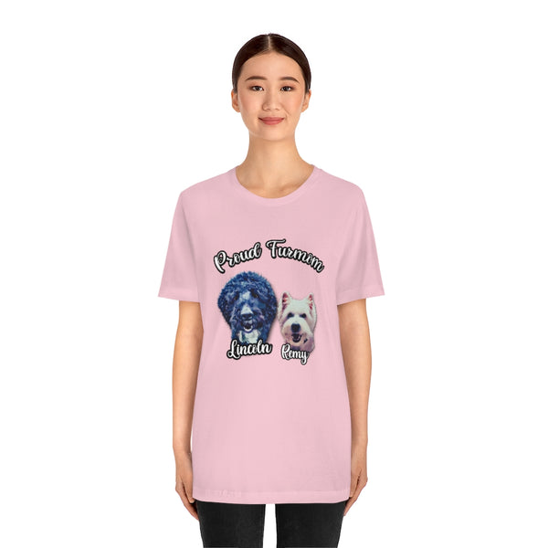 Digitally Designed Pet Portrait T-shirt