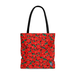 Poinsettia Tote Bag