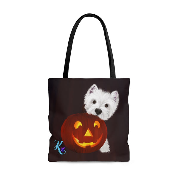 Jack-O-Westie Tote Bag