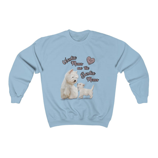 "Westie Moms are the Bestie Moms" Crewneck Sweatshirt