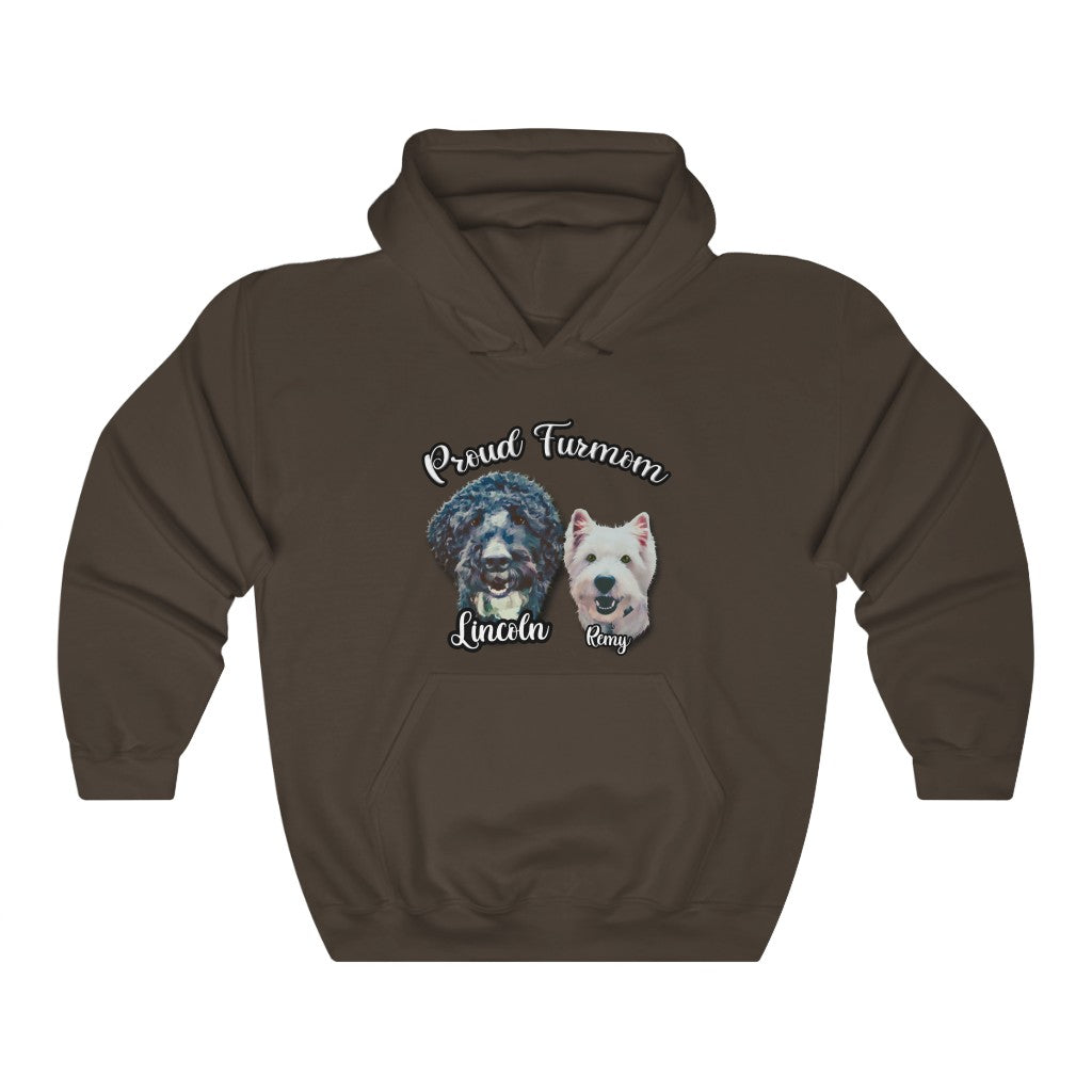 Digitally Designed Pet Portrait Hoodie