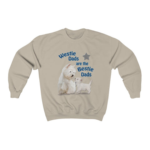 "Westie Dads are the Bestie Dads" Crewneck Sweatshirt