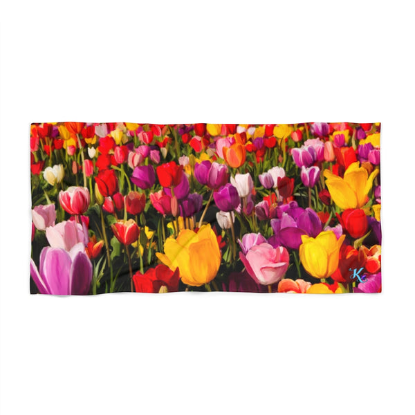 Tulip Beach Towel