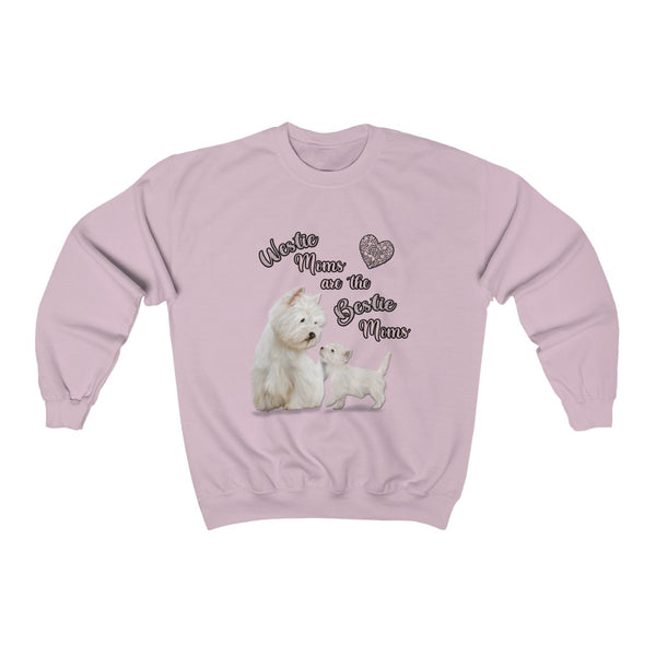 "Westie Moms are the Bestie Moms" Crewneck Sweatshirt