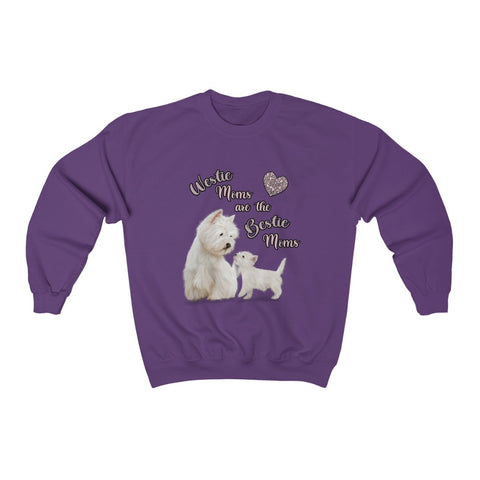 "Westie Moms are the Bestie Moms" Crewneck Sweatshirt