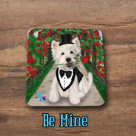 Westie Coasters (4 pack) - Mix and Match