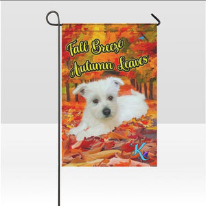 Fall Breeze Autumn Leaves Westie Garden Flag