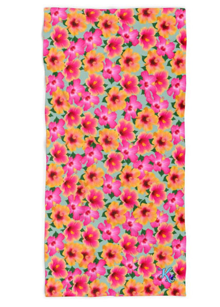 Hibiscus Beach Towel