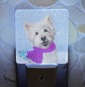 Let it Snow Westie Nightlight