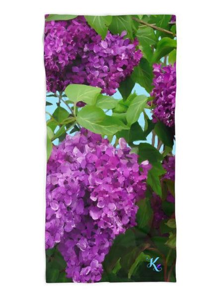 Lilac Beach Towel