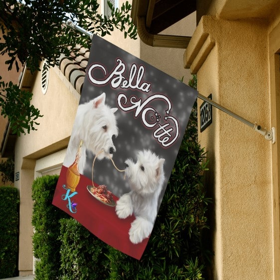 Bella Notte Westie Garden Flag