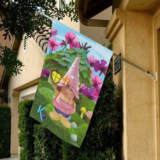 Gnome Sweet Gnome Garden Flag