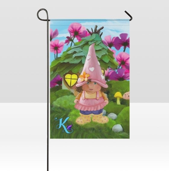 Gnome Sweet Gnome Garden Flag