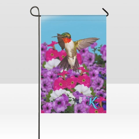 Hummingbird Garden Flag