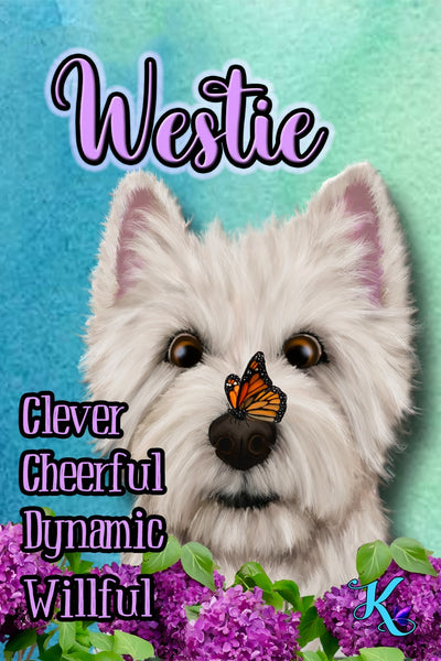 Westie Defined Garden Flag