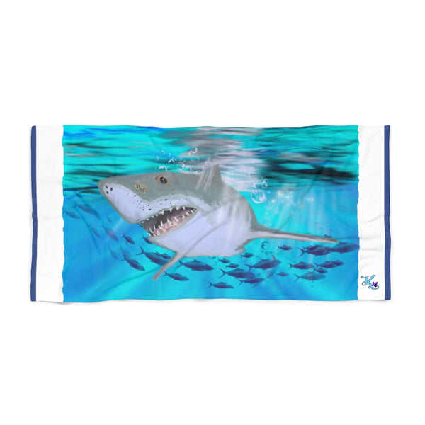 Great White Shark Beach Towel