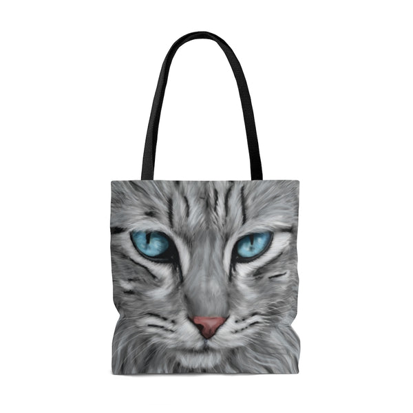 Ocean Eyes Cat Tote Bag