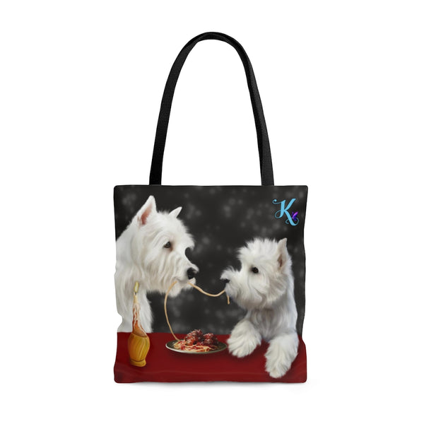 Bella Notte Westie Tote Bag