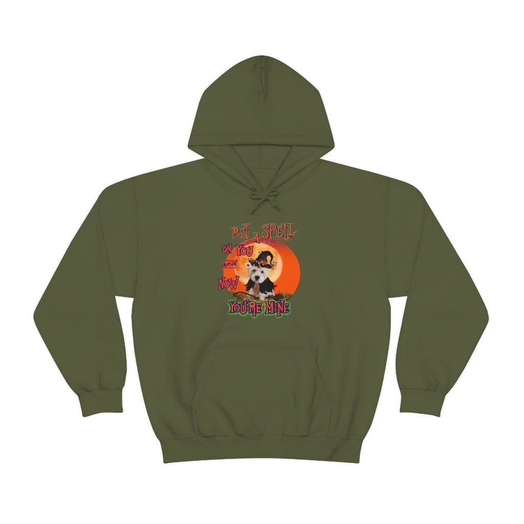 Westie Witch Halloween Hoodie