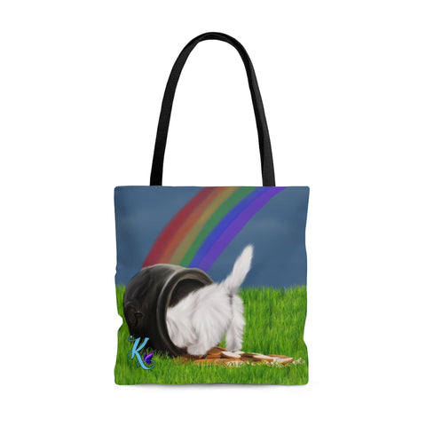 Shamrock Shakedown Westie Tote Bag