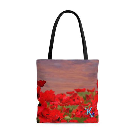 Poppy Sunset Tote Bag